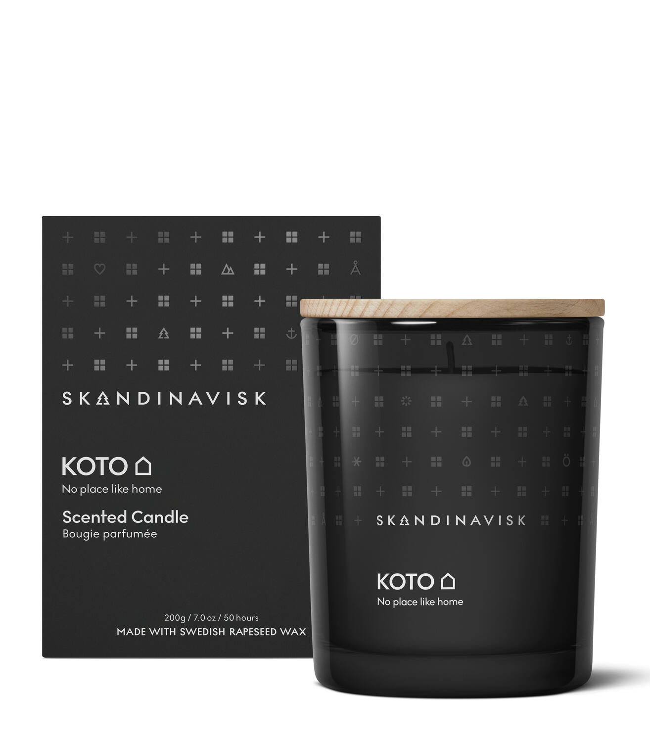 Koto duftlys, 200g. - Black